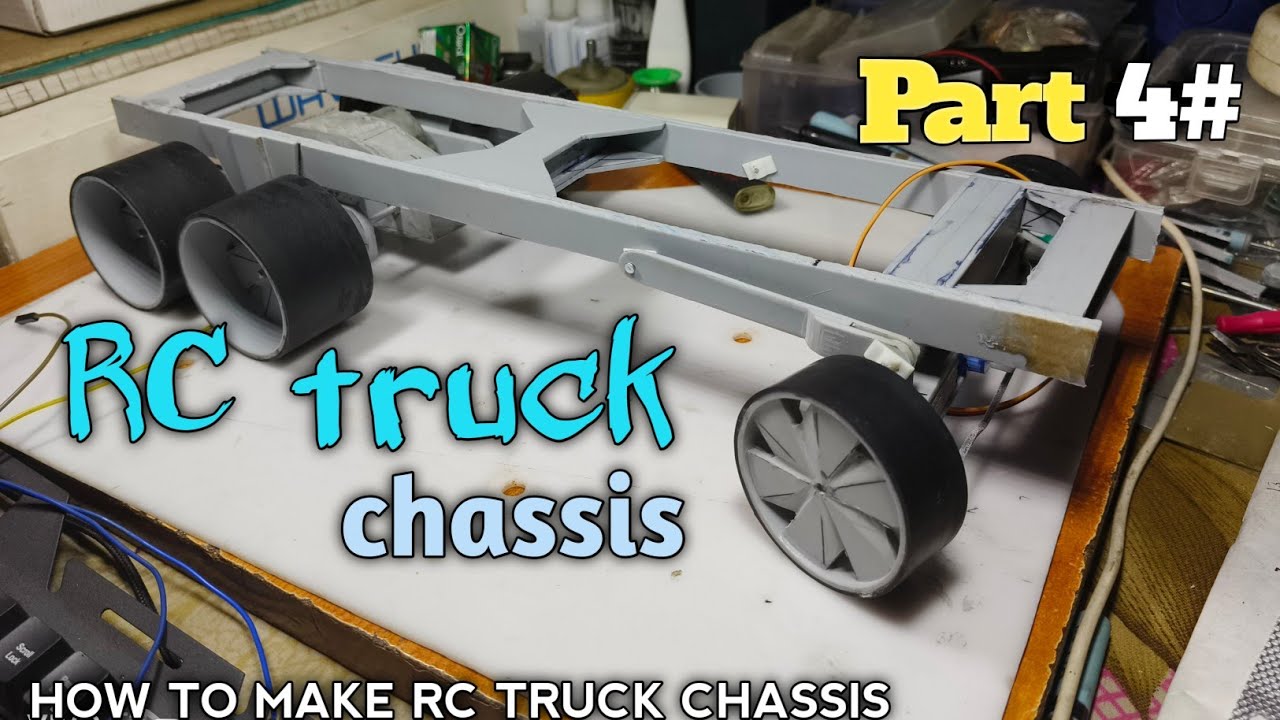 How To Make RC truck part 4# die chassis for RC truck || रिमोट कंट्रोल ट्रक कैसे बनाएं @RciGear. 