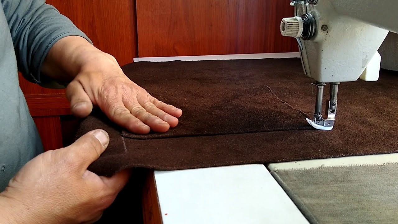 Hacer un delantal o mandil para herrería o bricolaje en cuero carnaza