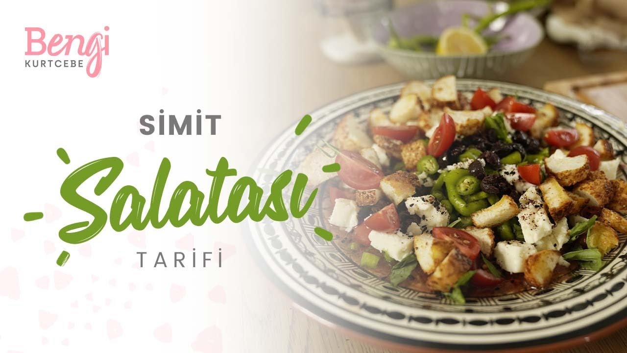 Simit Salatası Tarifi | Panzanella Salatasının Türk Versiyonunu Yaptım!