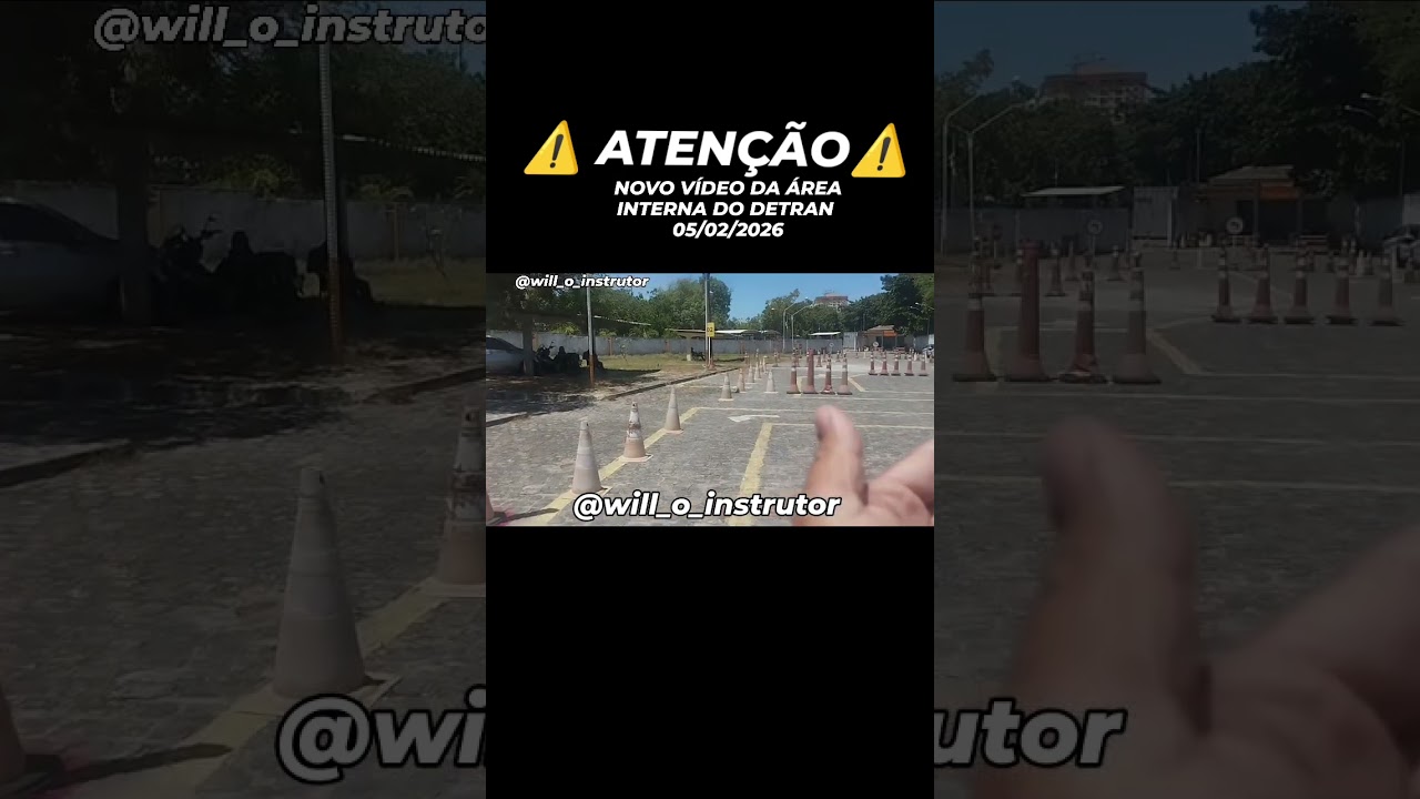 Circuito interno completo Detran Sergipe 2026. 