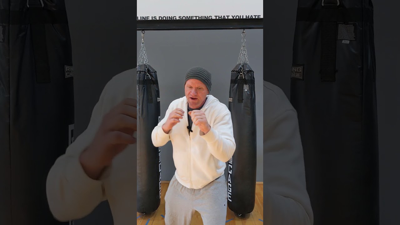 Keep your elbow in on straight punches.