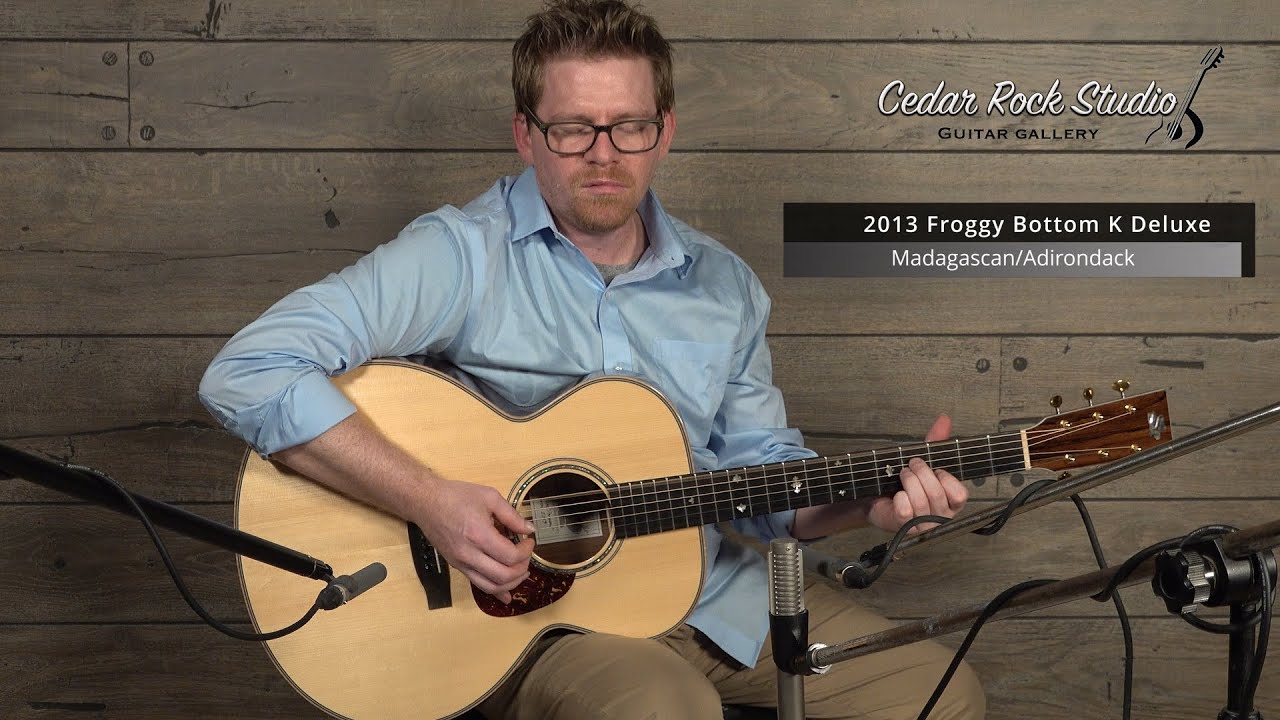 2013 Froggy Bottom Model K Deluxe (5A Madagascar Rosewood/Adirondack Spruce) played by Matt Thomas