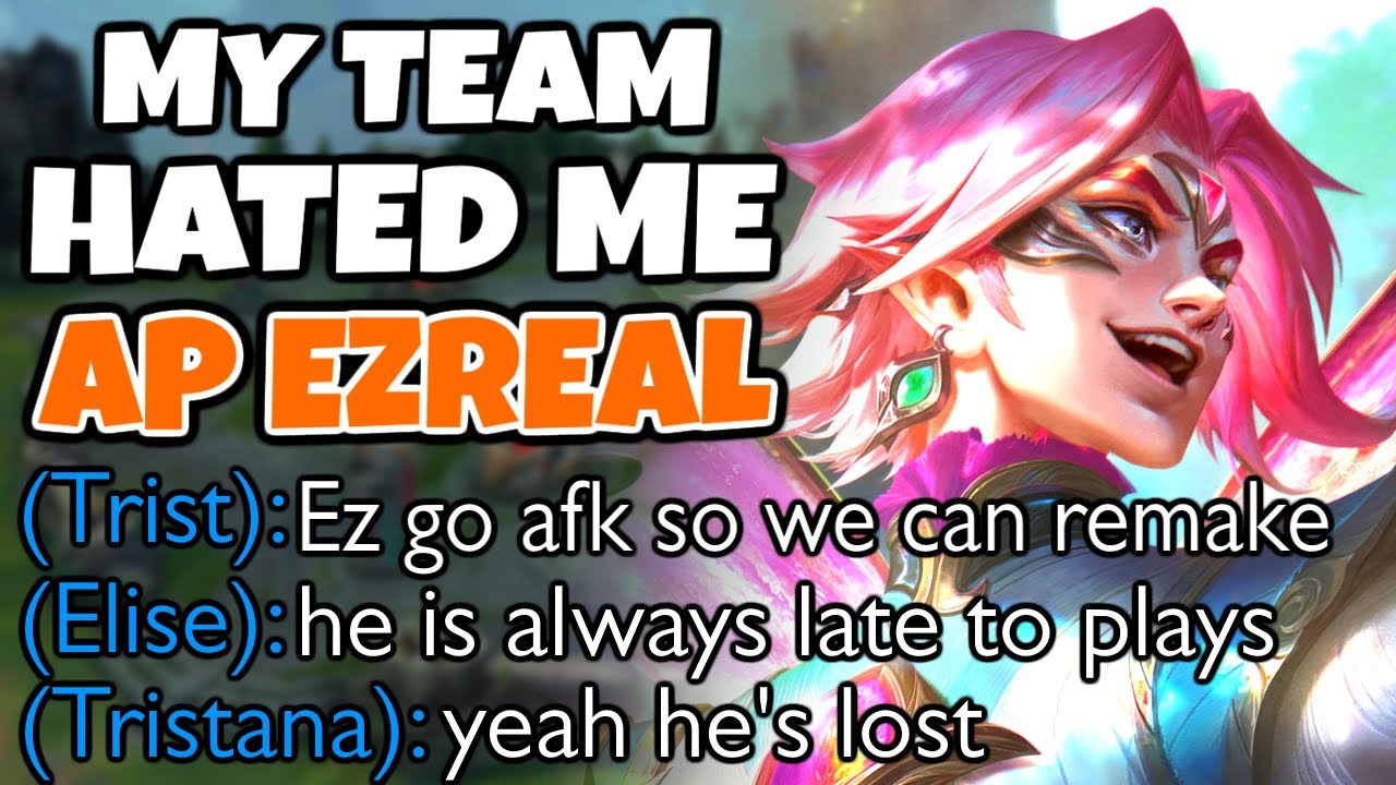 I got asked to AFK, but I gave them a 19 Kill AP Ezreal Carry instead | Off-Meta Climb