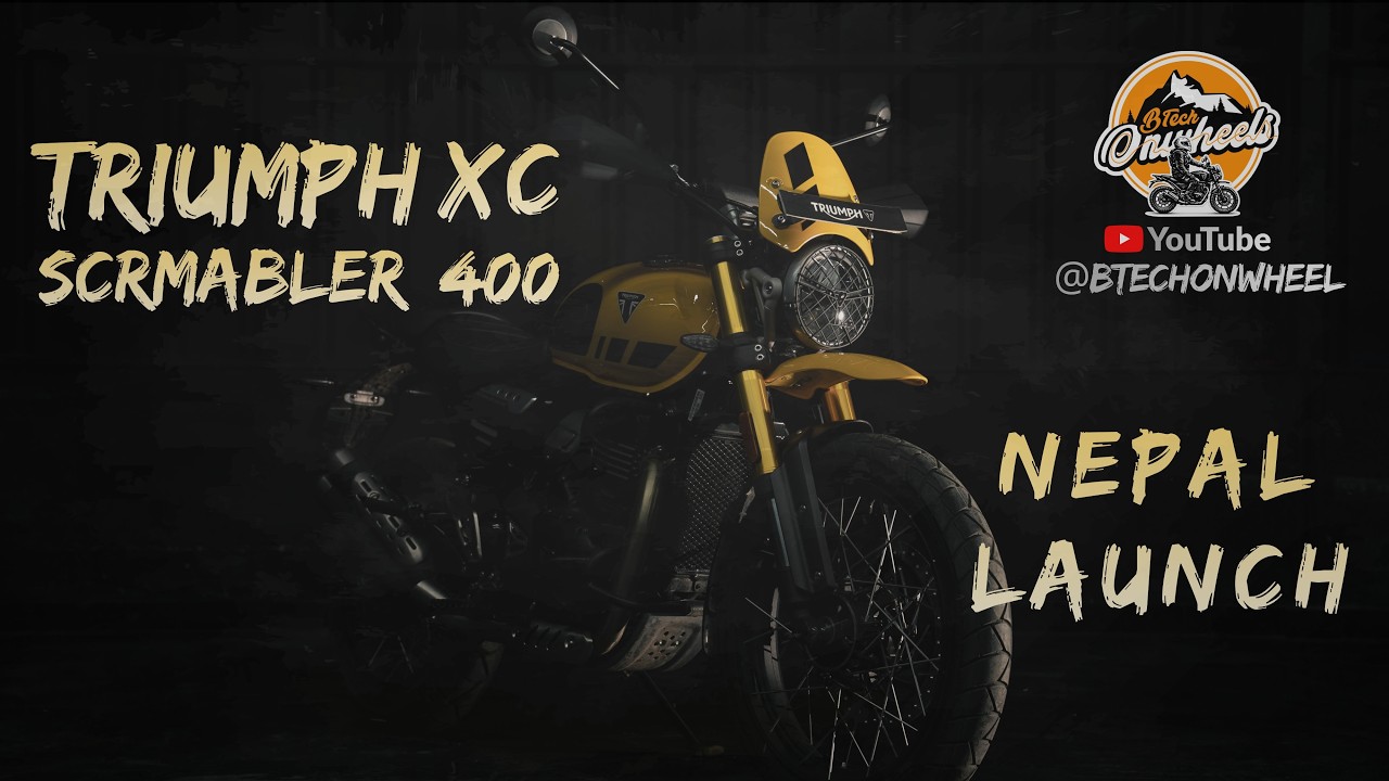 Triumph Scrambler 400XC  Price in Nepal Revealed! Better than the Triumph Scrambler 400X? | Upgrade?