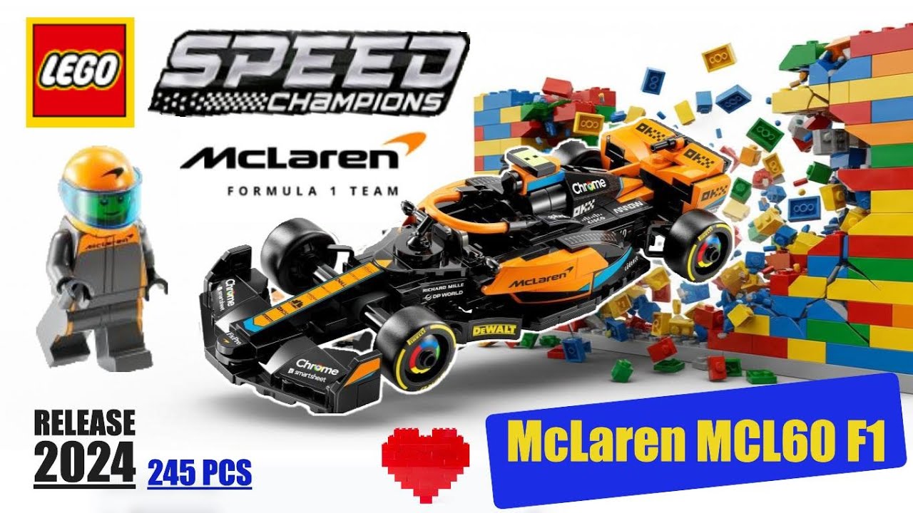 LEGO SPEED Champions (McLaren MCL60 F1) #lego #brickmotions #brickmania #brickmodels #speedbuild