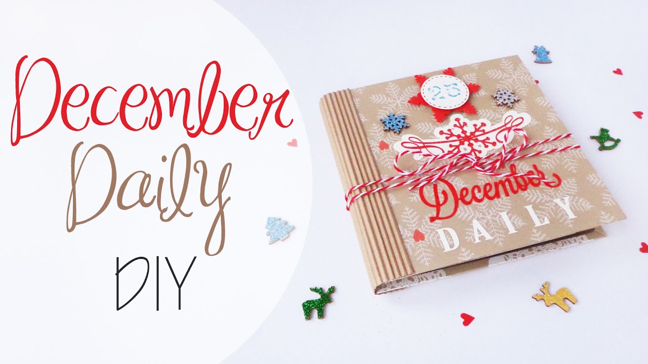 Diario Natalizio MODELLO GRATUITO - DIY December Daily