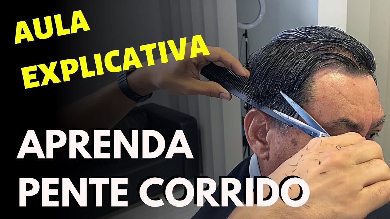 COMO CORTAR CABELO MASCULINO COM TESOURA - Farley Santiago