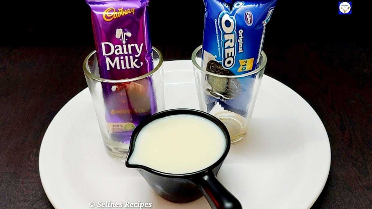 Chocolate Oreo Milkshake without Mixer Grinder | Just 3 Ingredients |  Layered Oreo Milkshake |