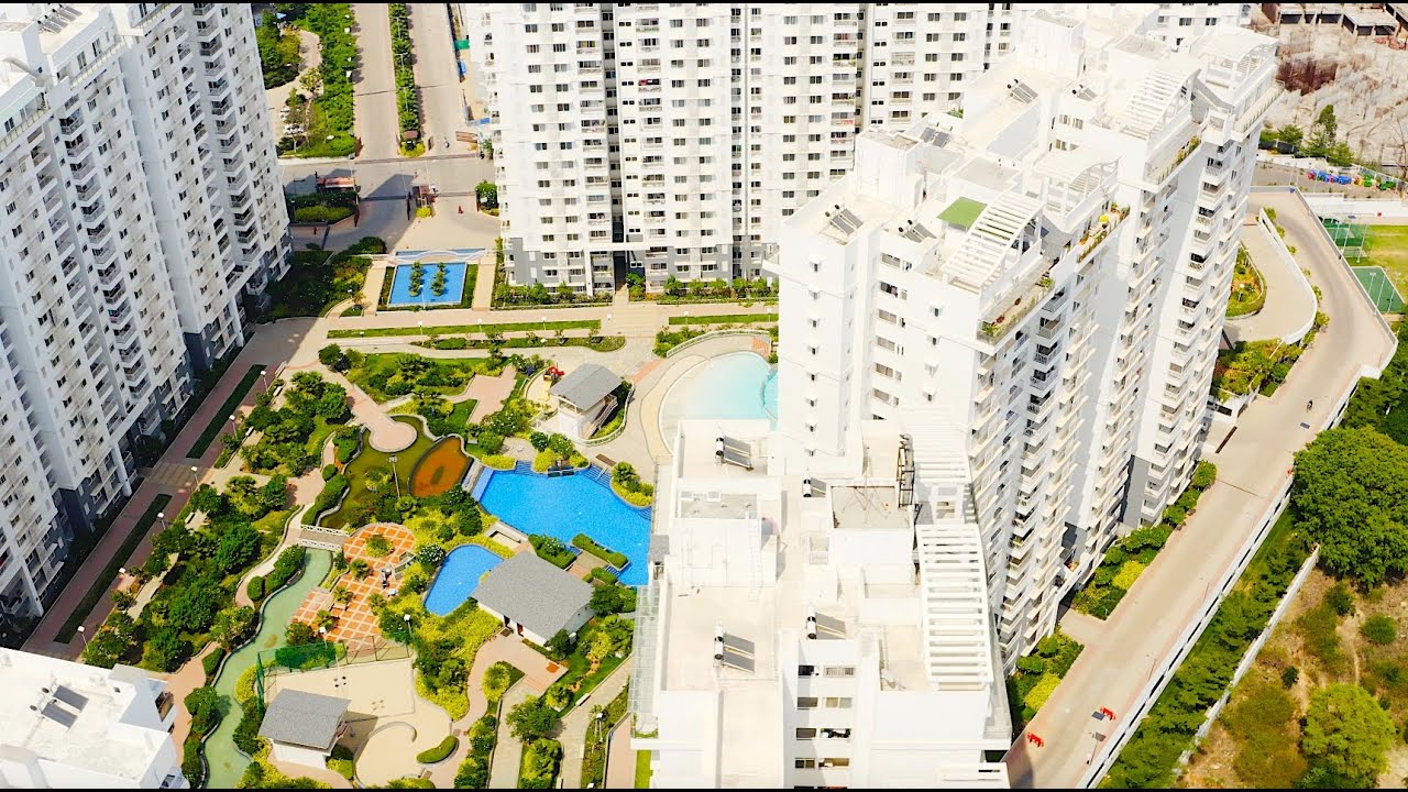 Purvankara Palm Beach, Bangalore, India (Turn on 4K)