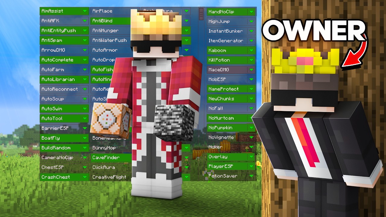 Why I am SECRETLY HACKING on random Minecraft Smps...