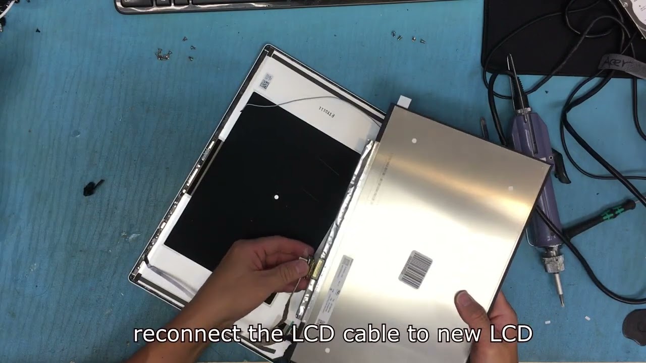 How to replace the LCD for ACER Swift3 SF314 Series.