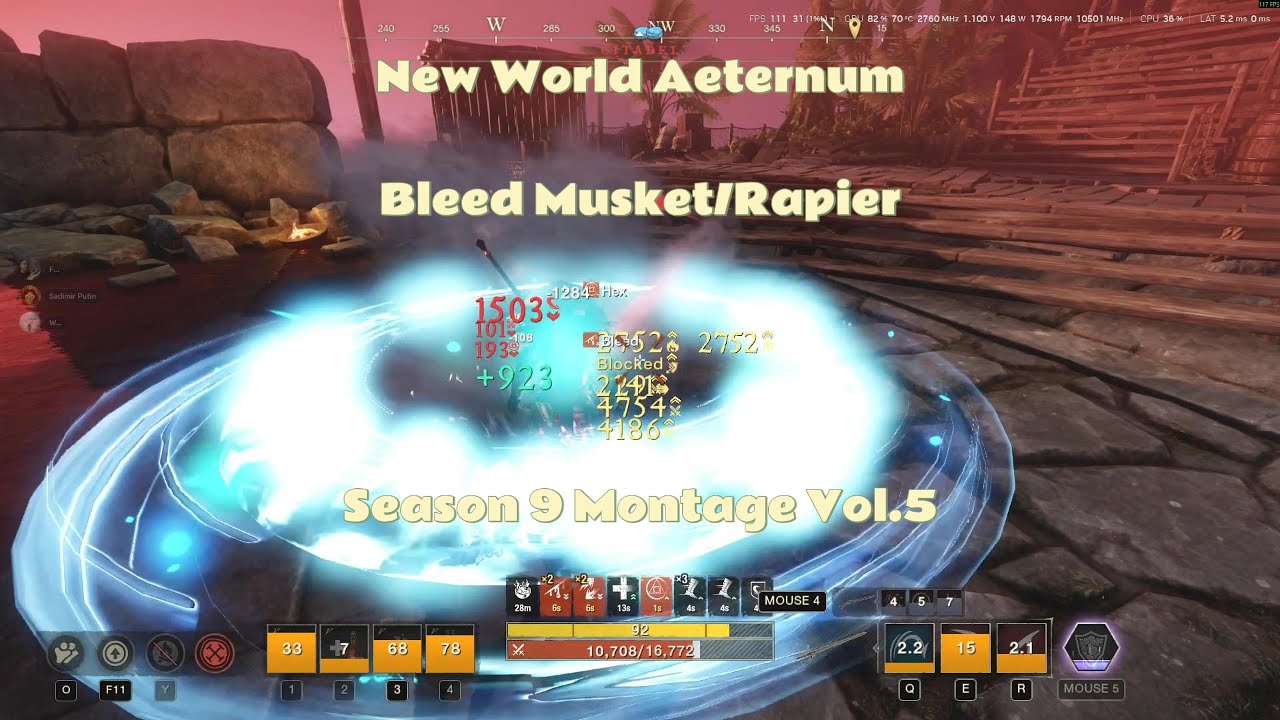 Bleed Musket/Rapier PvP | New World Aeternum | Season 9 Montage Vol.5