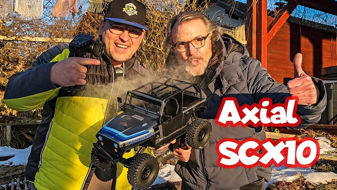Wir testen den neuen Axial SCX10 auf unserem Parcours.