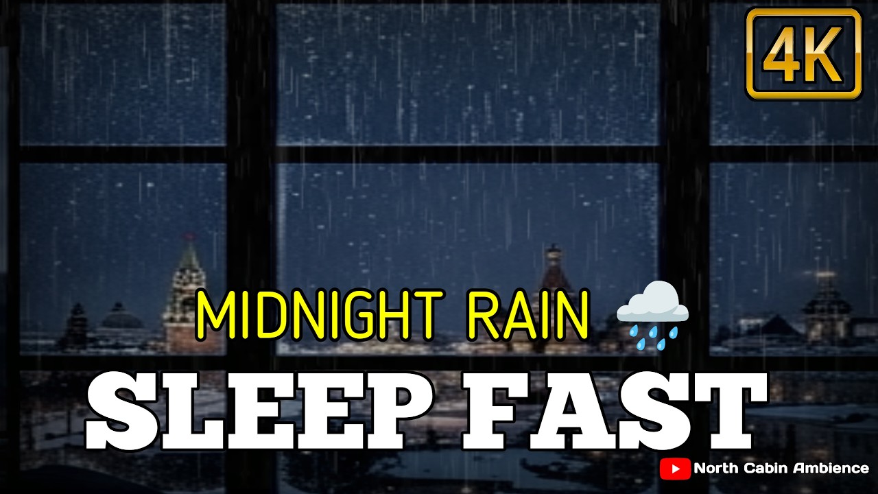 🔴 LIVE Rainy Night Ambience 🌧️ Bedroom Window Rain for Sleep