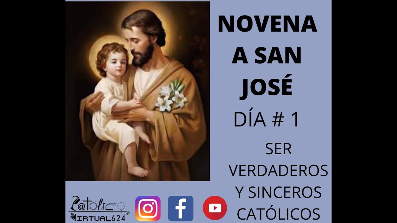 NOVENA DE SAN JOSE, DIA 1