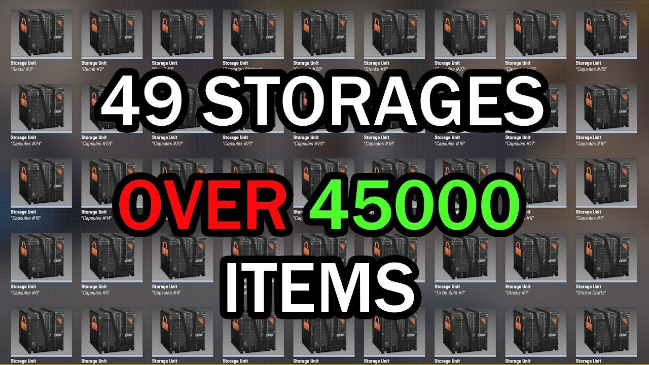 CS2 Storage Units Showcase