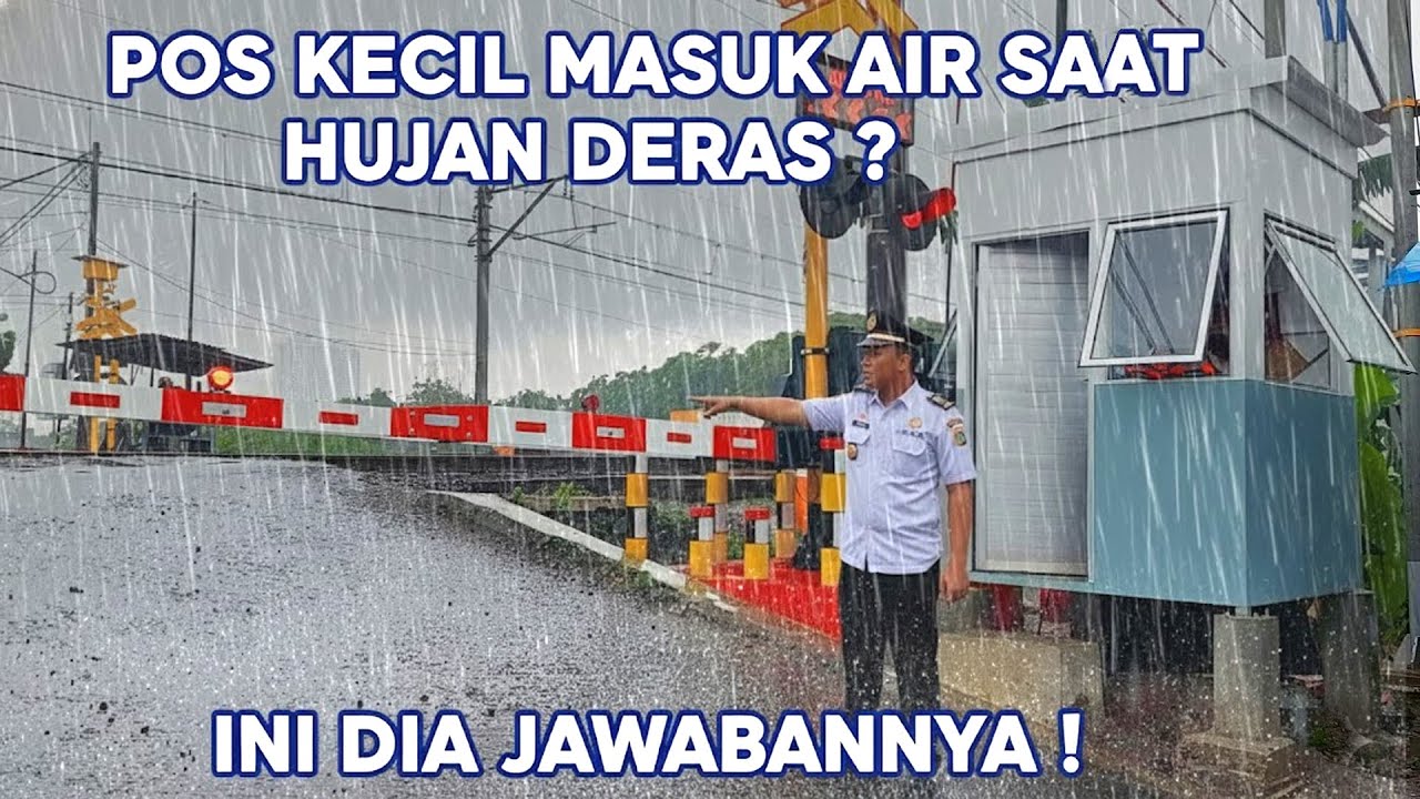 UPDATE Kondisi Terbaru Palang KA Baru JPL 8B1 Dan JPL 8B2 Cengkareng Drain
