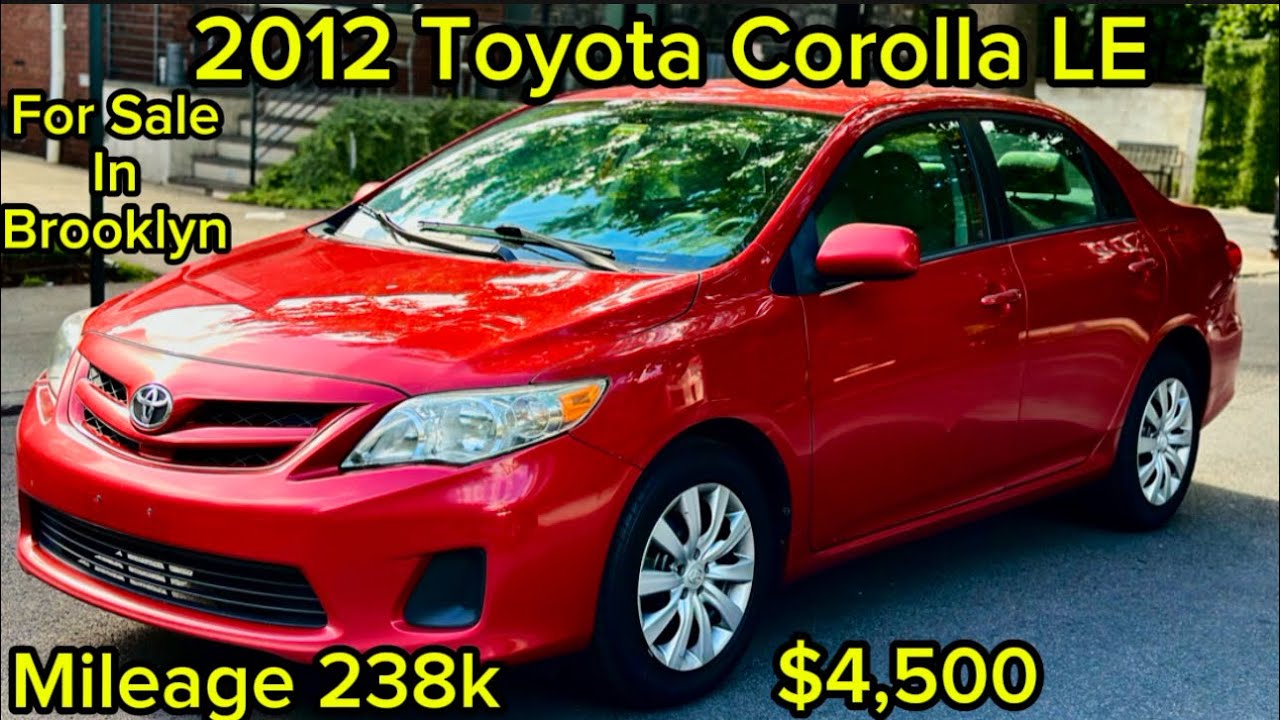 Toyota Corolla 2012 LE | 238k Miles | For Sale + Full Review in New York