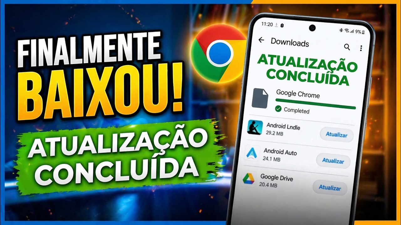Como resolver Google Chrome que NÃO BAIXA NADA Resolva AGORA no Android 2026