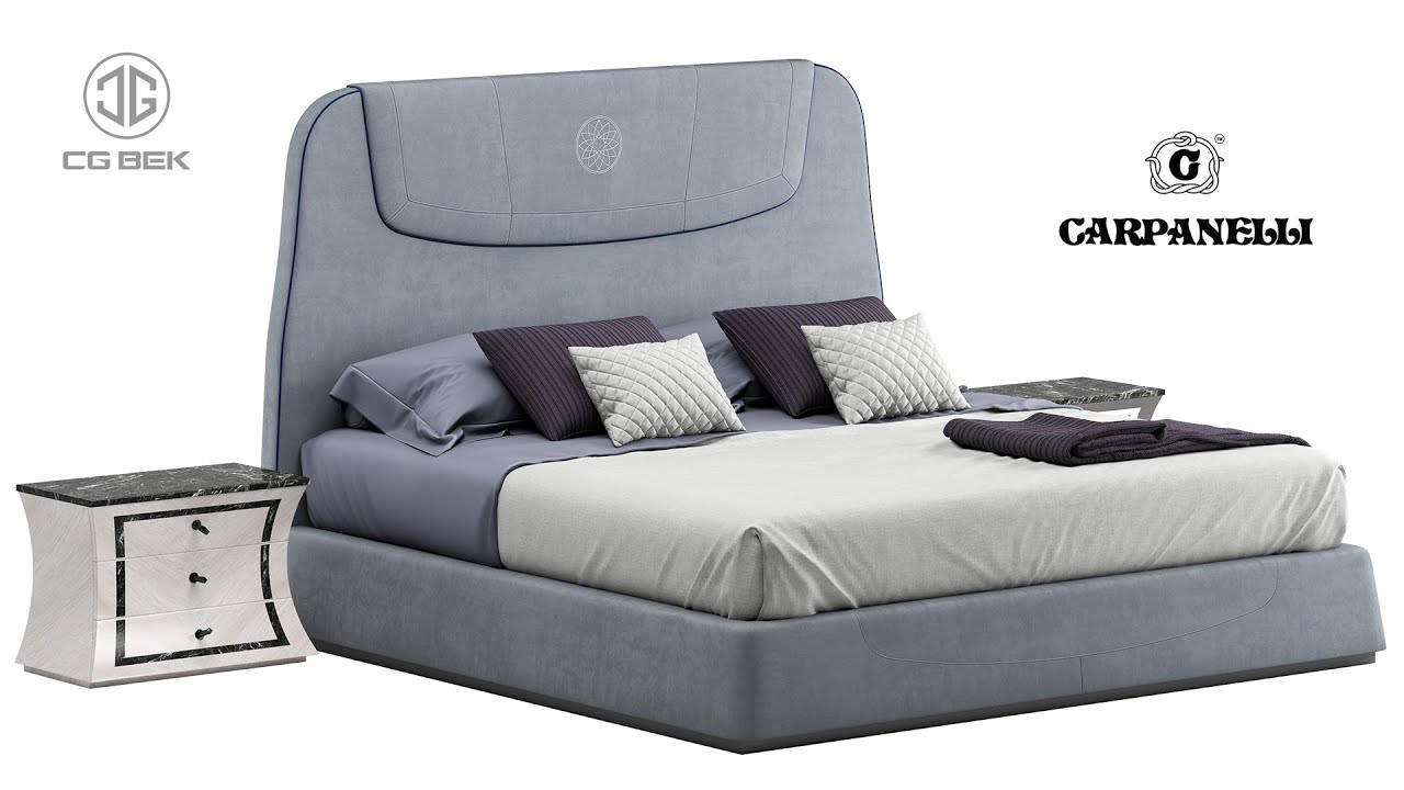 Modeling Bed Tutorial - Carpanelli MADISON - Autodesk 3ds Max & Marvelous Designer #3