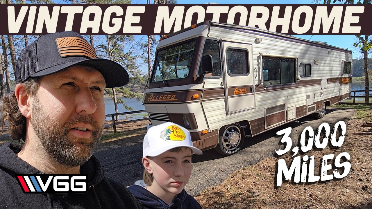ATTEMPTING 3,000 Miles In A VINTAGE BIG BLOCK RV!  Cooking, Fishing, Museums and more!