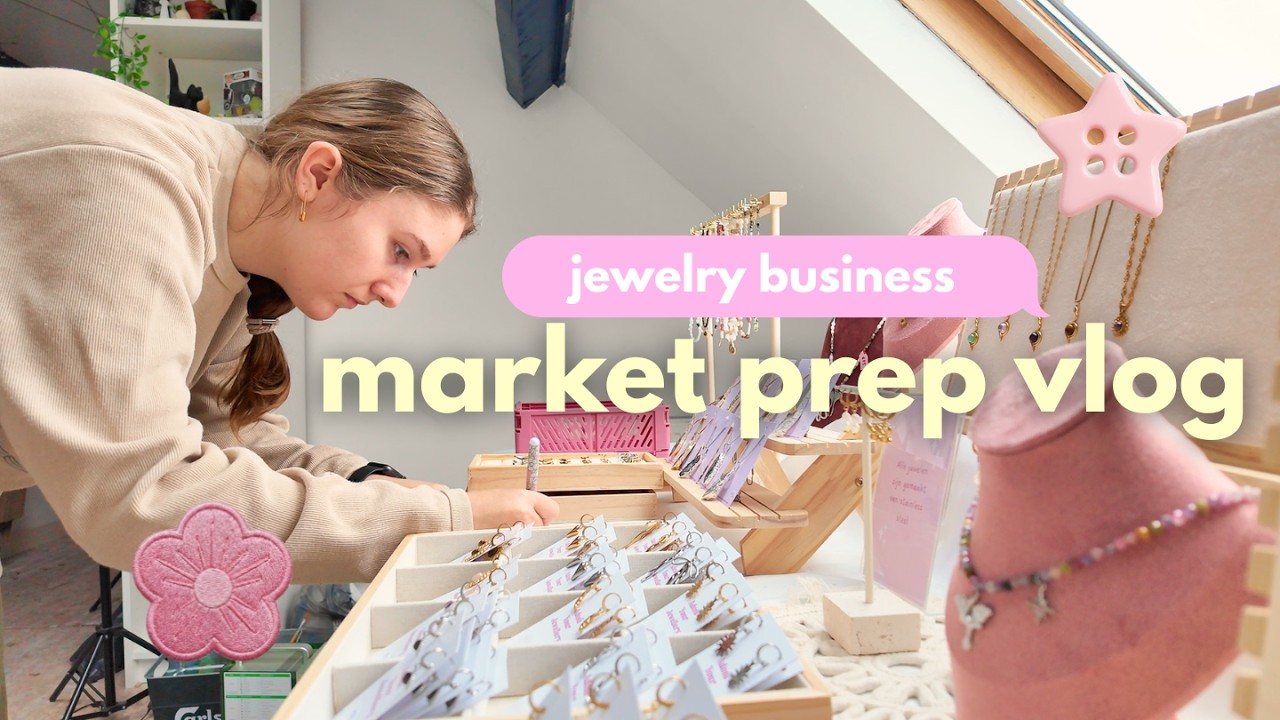 FIRST MARKET OF 2026! A week of market prep for my small business