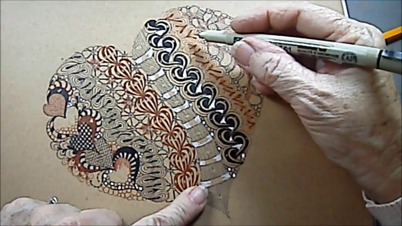 Puffle Tangle Pattern Lesson #138