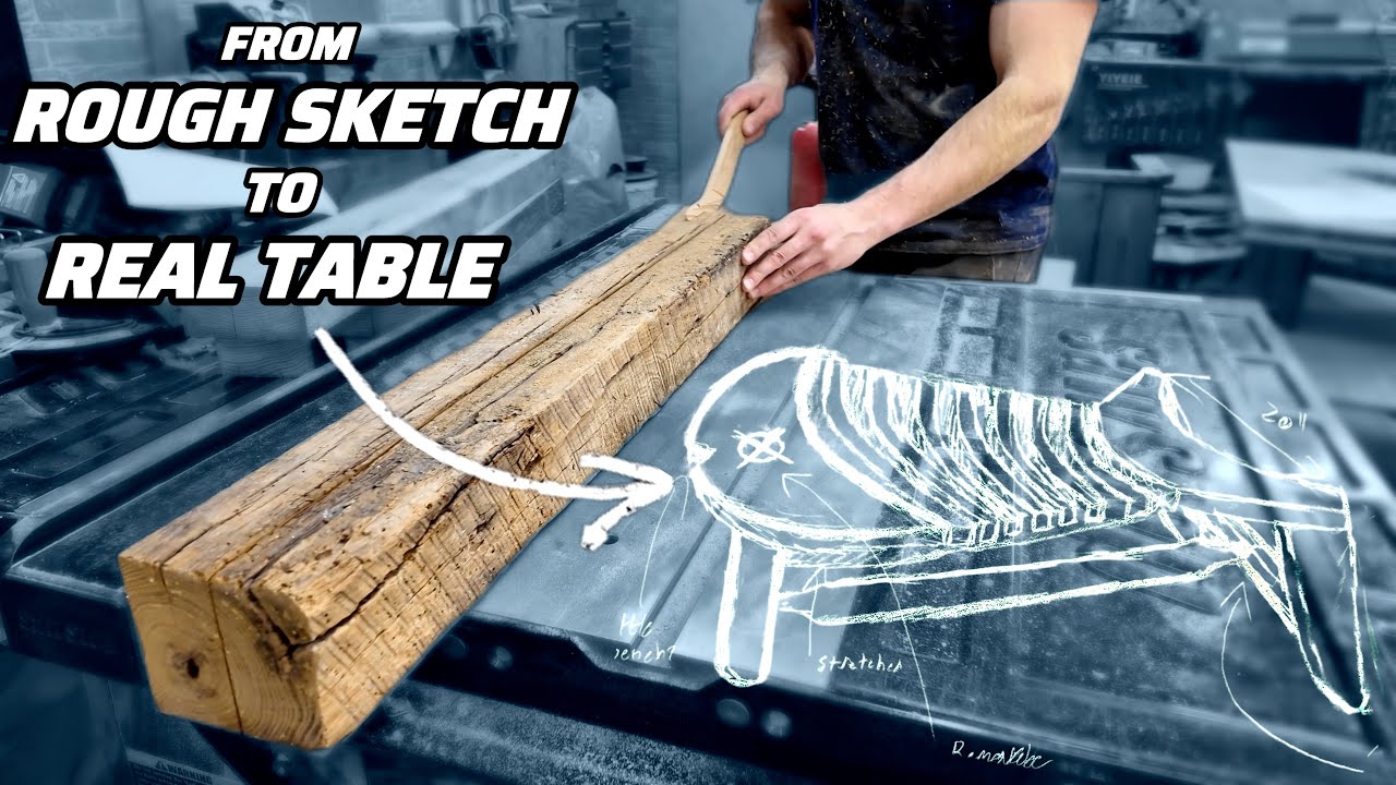 Making The World’s Ugliest Coffee Table For My Brother ❤️ // Woodworking