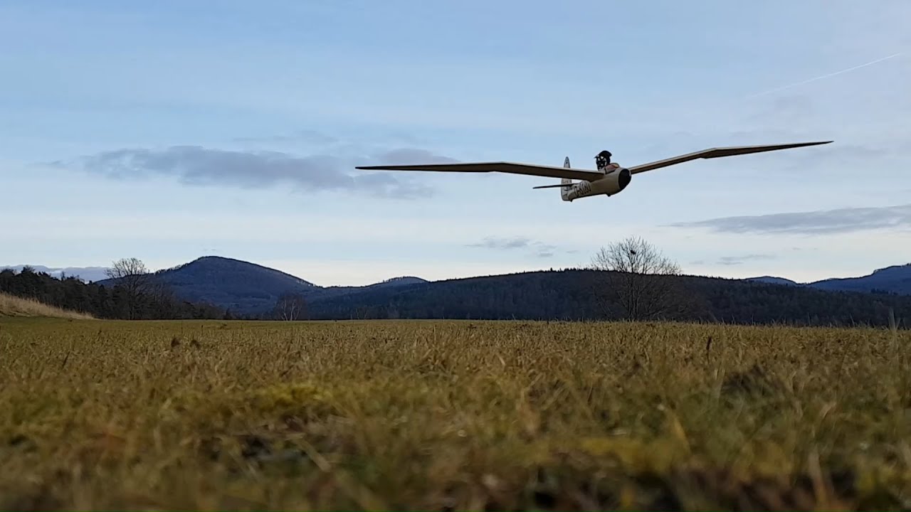 Minimoa mit 90mm +Jet Klappimpeller 4,25m Spannweite