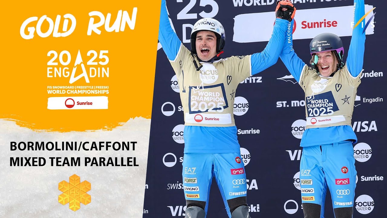 Bormolini/Caffont wins all-Italian clash for Mixed Team Parallel title | Engadin 2025
