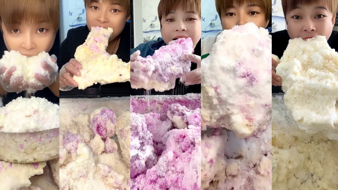 ASMR her new ice eating only bites part 12