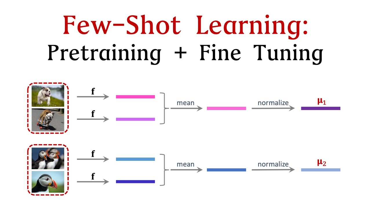 Few-Shot Learning (3/3): Pretraining + Fine-tuning