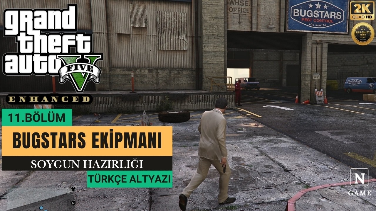 GTA 5 Enhanced – Bölüm 11: BUGSTARS EKİPMANI – Soygun Hazırlığı! | 2K 60FPS Türkçe Altyazı