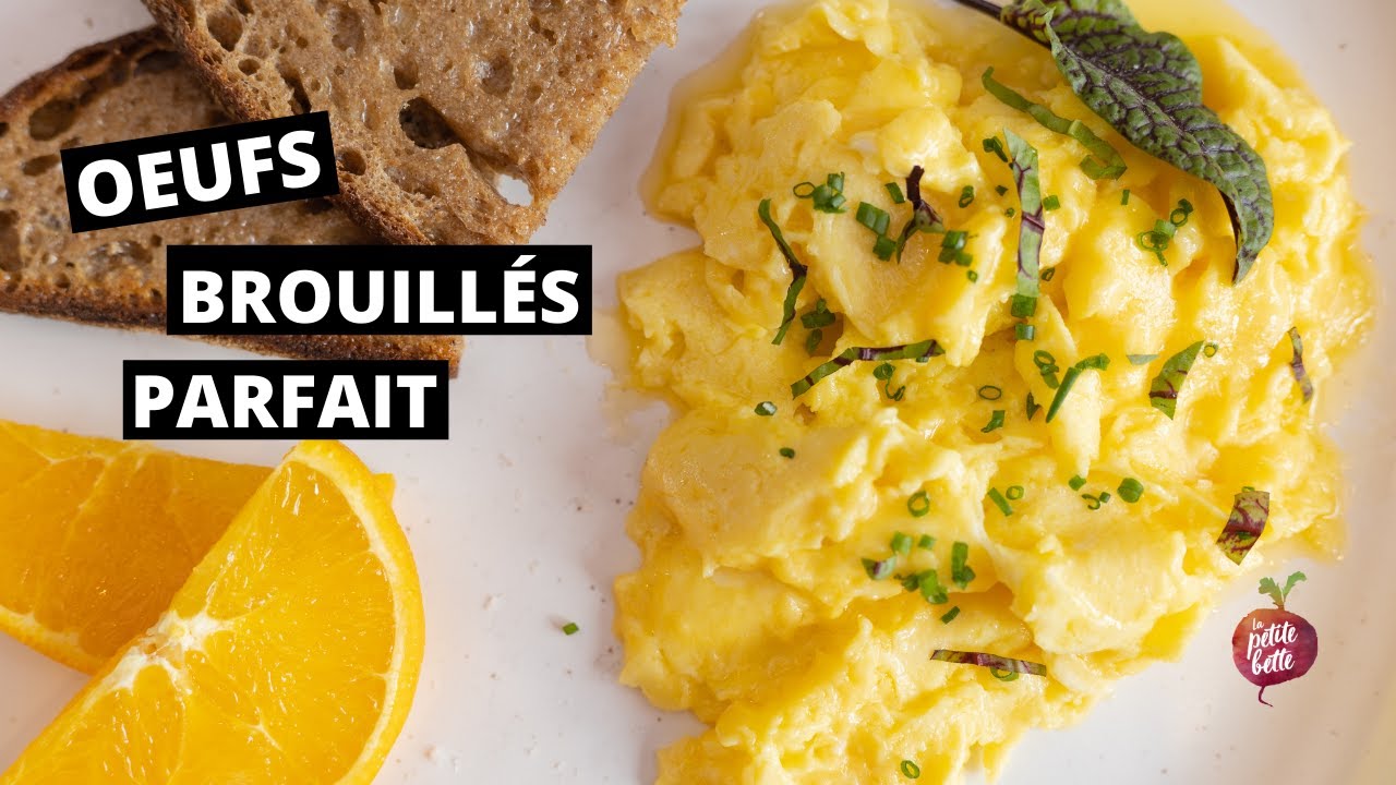 OEUFS BROUILLÉS 🥚🧈petit déjeuner crémeux et parfait La petite bette