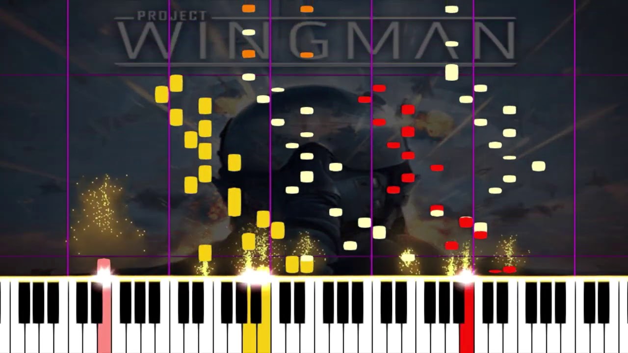 King's Court but with piano roll (Project Wingman Soundtrack)