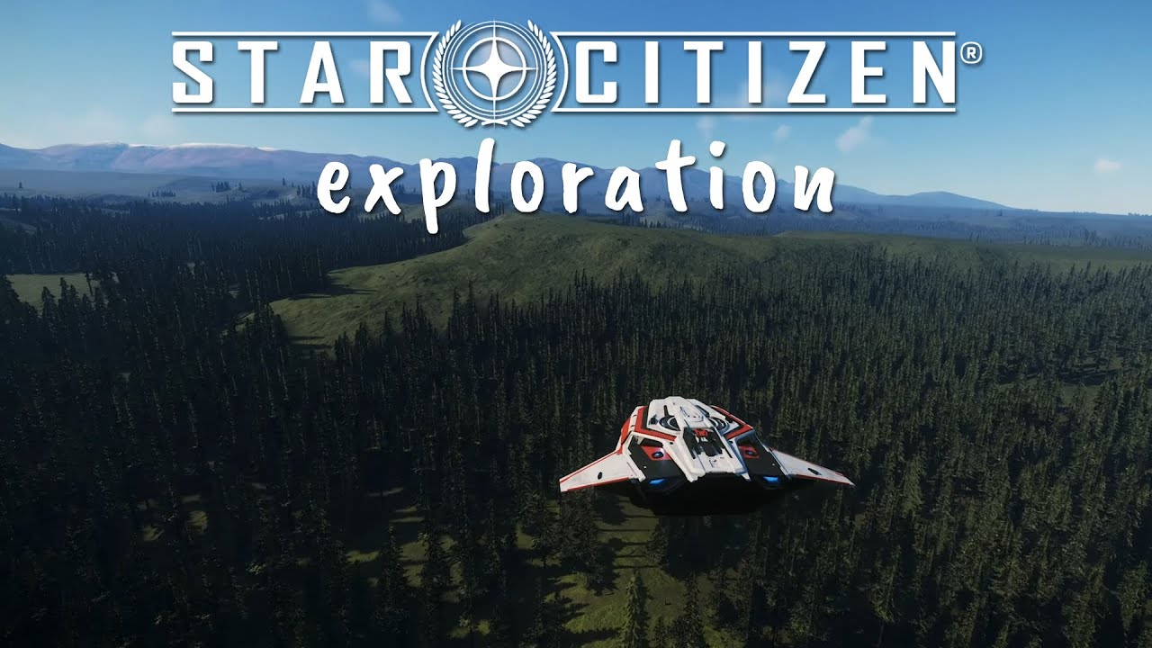 Star Citizen Relaxing Exploration - A Dense Forest