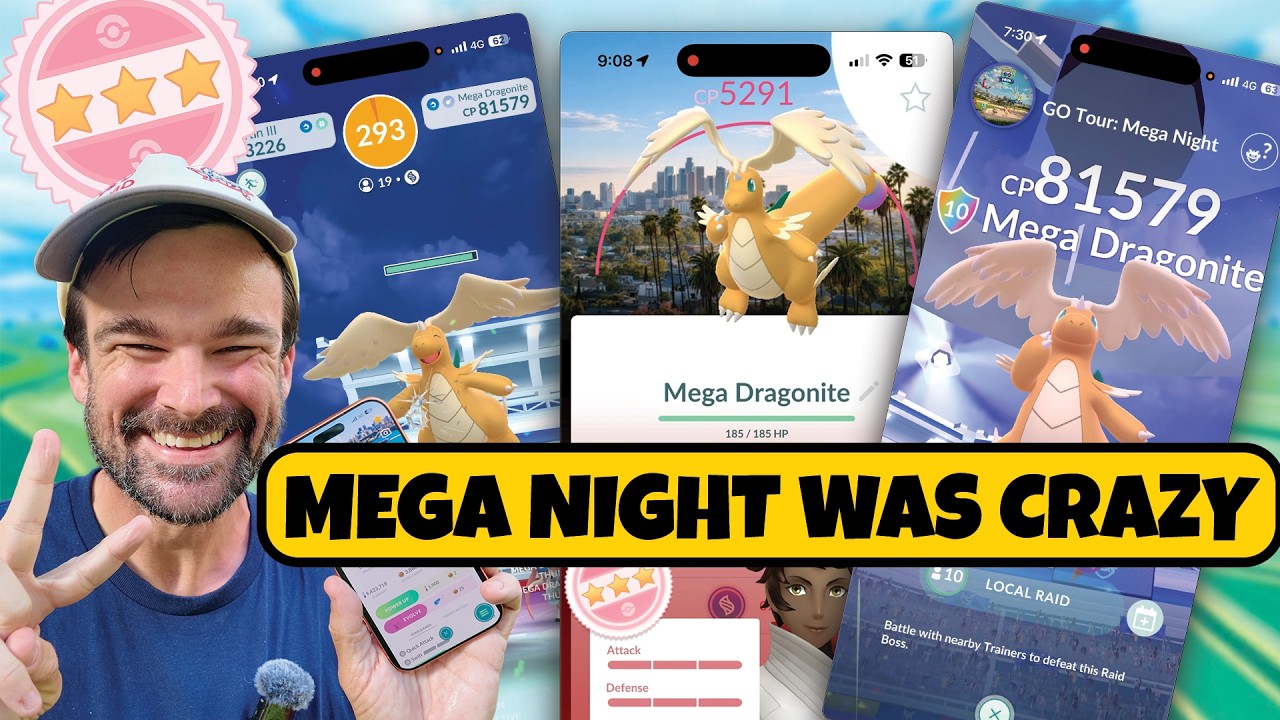 Mega Night Pokemon Go was SO fun