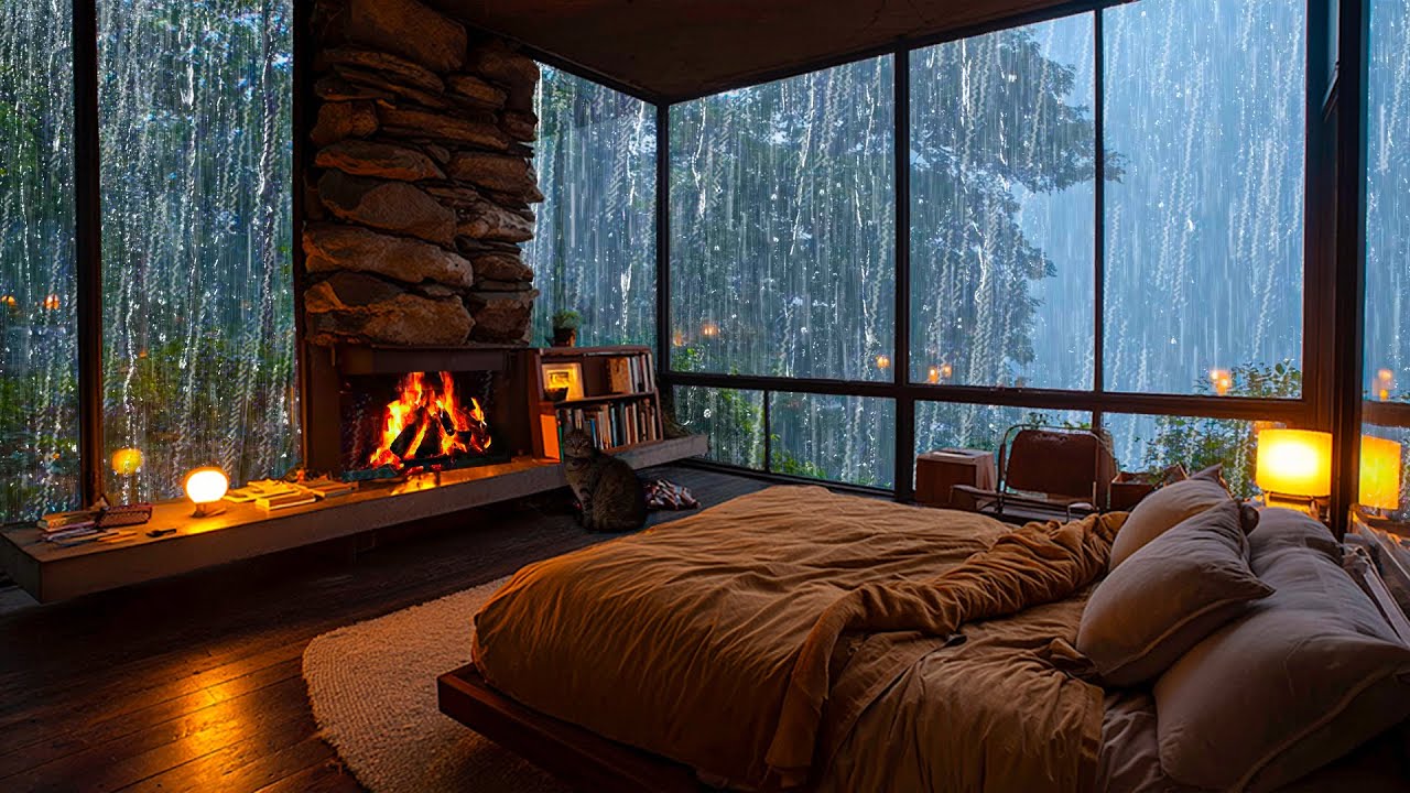 Rain Sounds for Sleeping No Ads — Natural Sounds of Rain & Thunder for Deep Sleep & Insomnia Relief