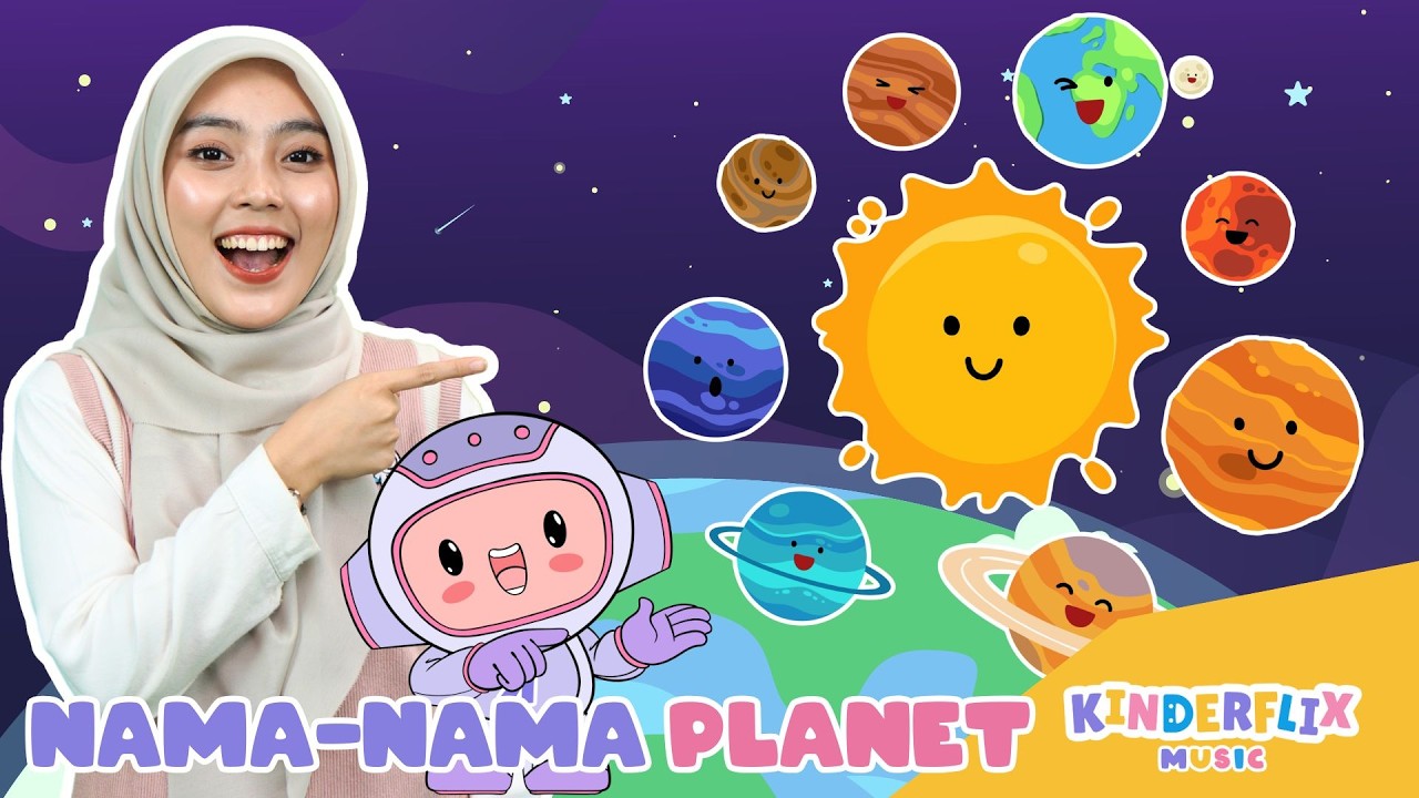 Nama-nama Planet - Lagu Anak dan Balita Indonesia | Kinderflix Music