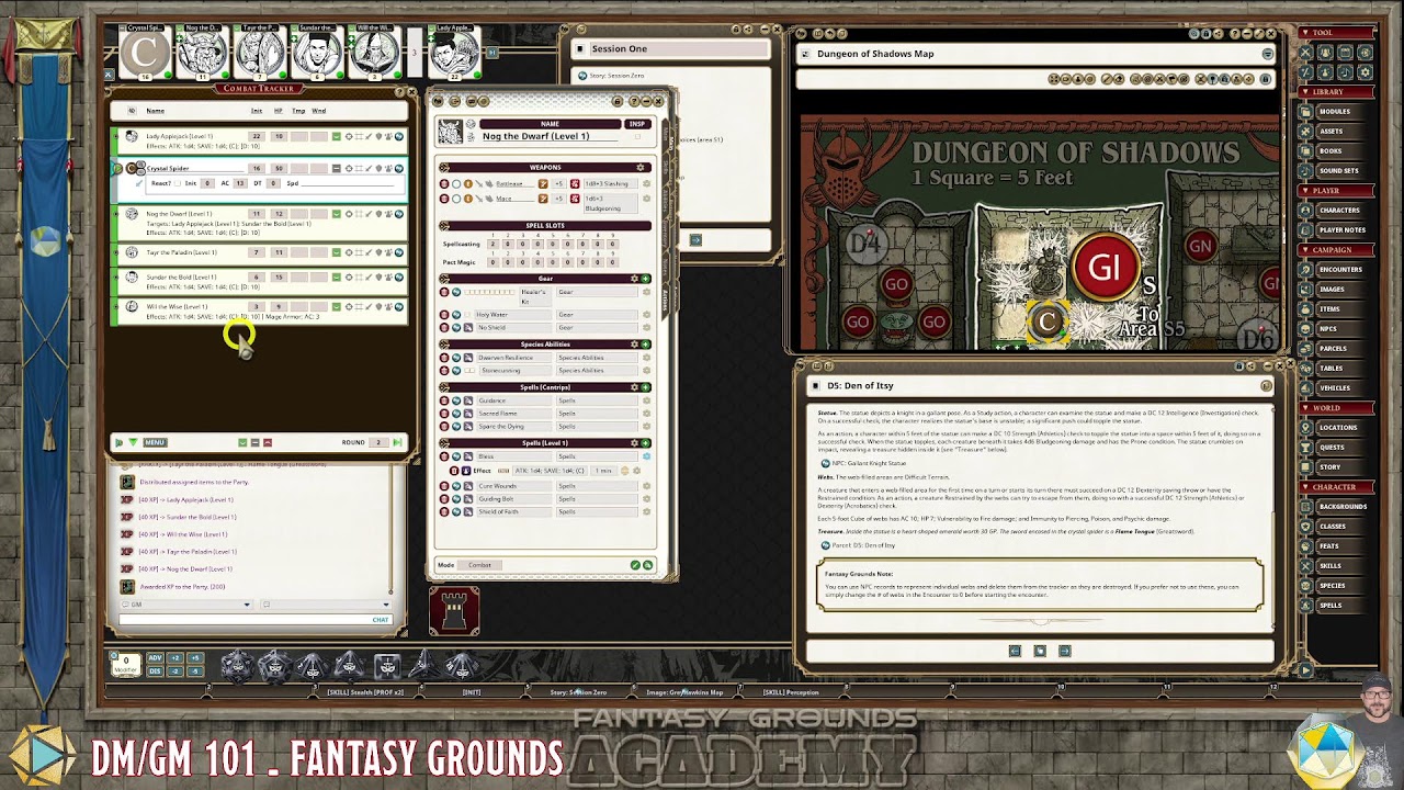 Ultimate Guide to Setting Up Fantasy Grounds for D&D!