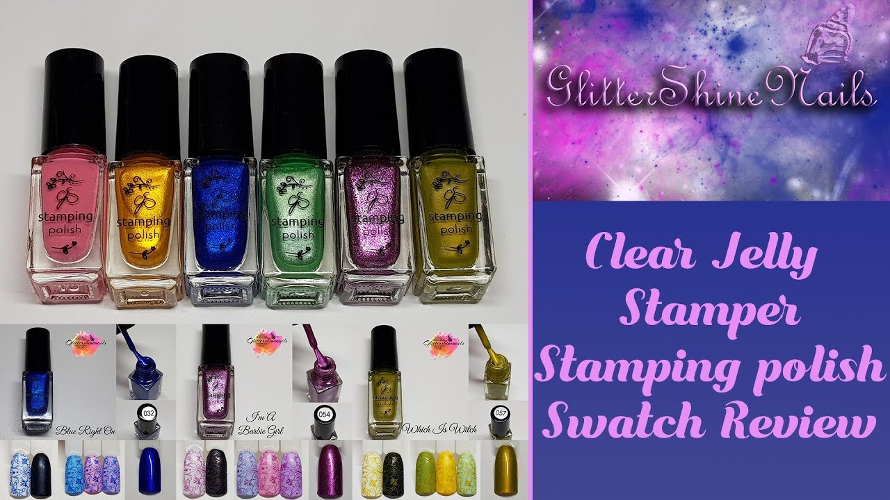 Clear Jelly Stamper Stamping Polish Swatch Review