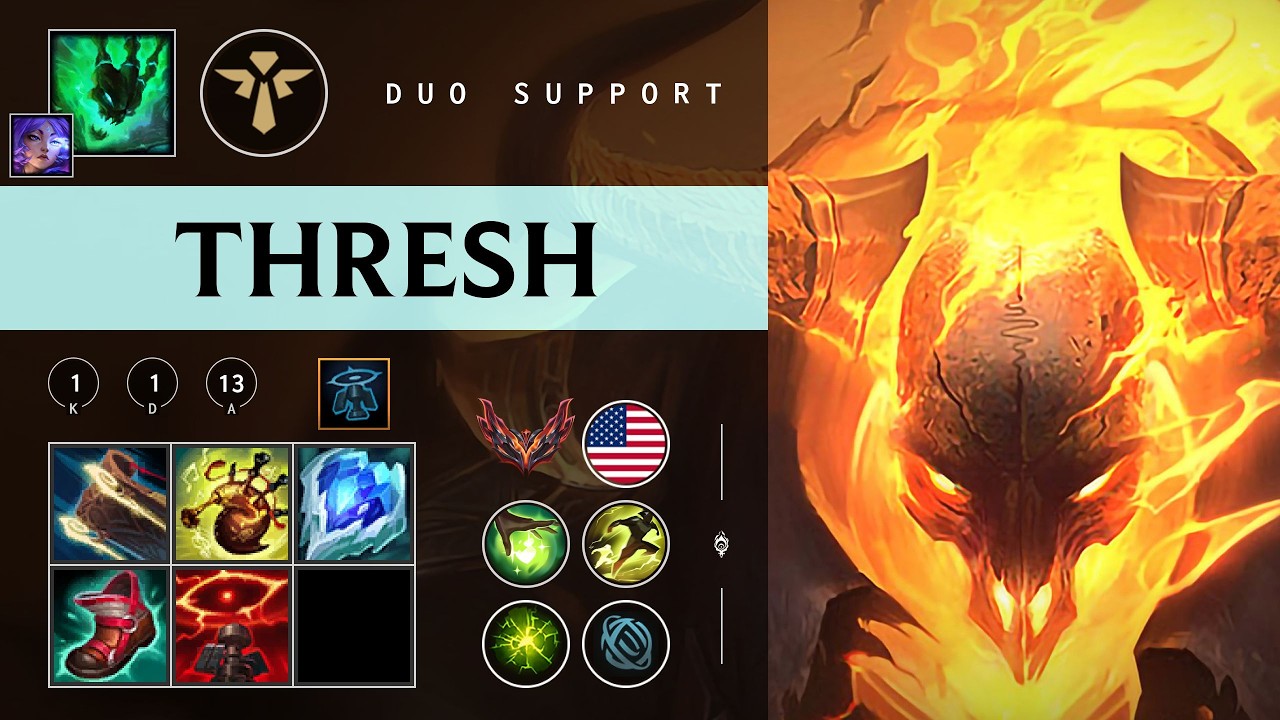 Thresh Support vs Poppy - NA Grandmaster Patch 26.03