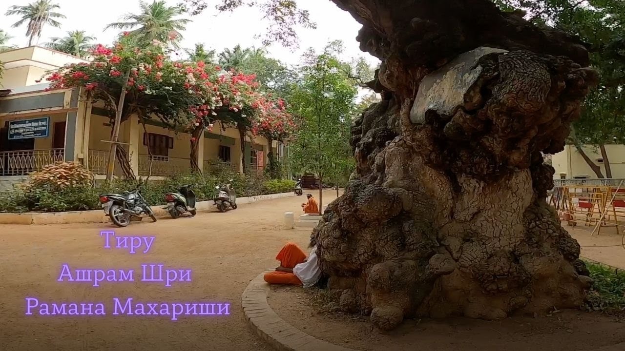 Ашрам Шри Рамана Махариши. Прасад и залы медитаций. Тиру. Индия