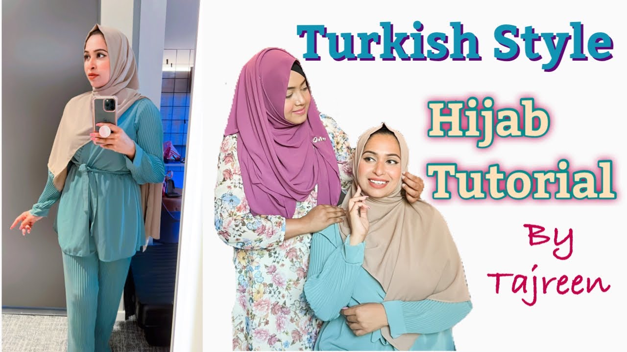 My Sister-in-Law did A “Turkish Style” Hijab on Me ft. @CoupleVloggerinGermany