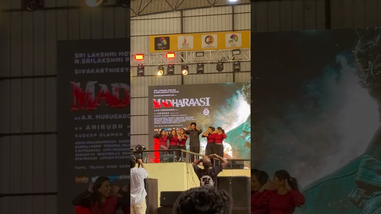 Siva Karthikeyan dance at SNS college Coimbatore #shorts #dance #sivakarthikeyan #madharasi #funny