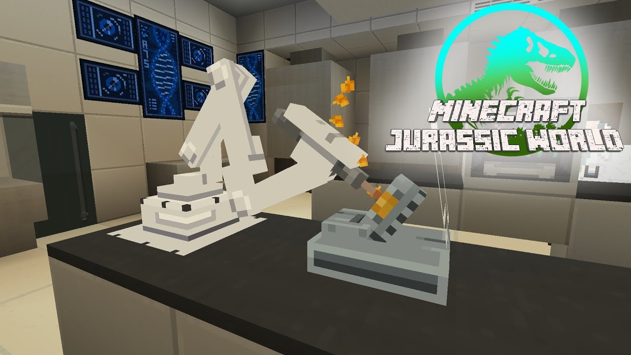 Where to Find the DNA |Ep3| Minecraft Jurassic World DLC