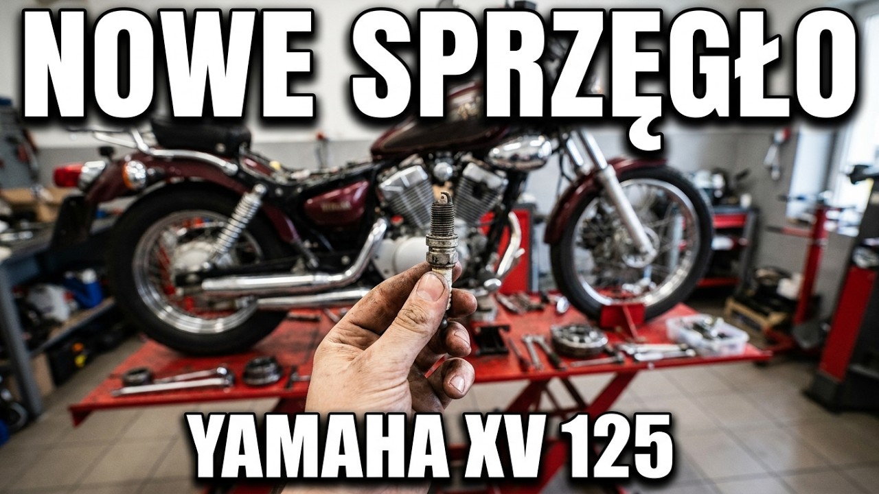 Yamaha XV 125 Virago duży serwis, wymiana oleju, wymiana sprzęgła, serwis zawieszenia itp.