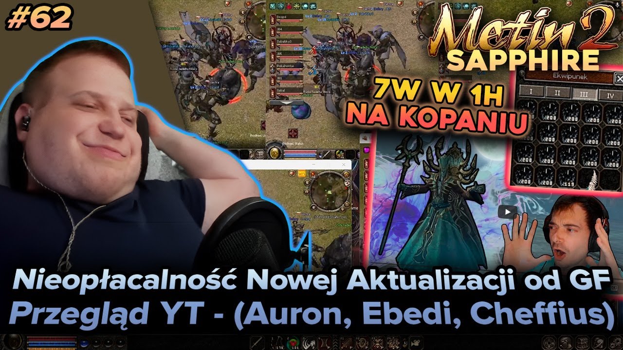Sabal - Metin2 - Sapphire - Tragiczna aktualizacja, przegląd YT i złoty biznes na kopaniu? - Dz.62