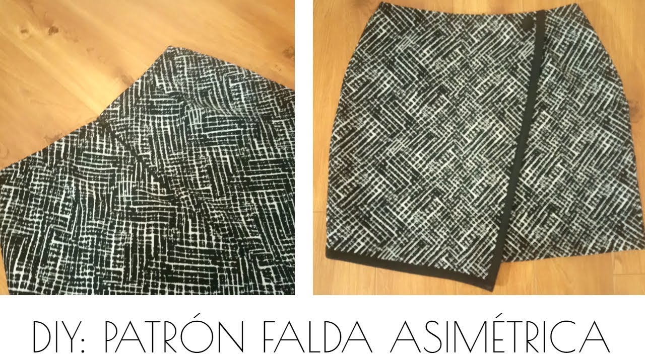 DIY: Falda asimétrica de dama. Patrón Paso a paso