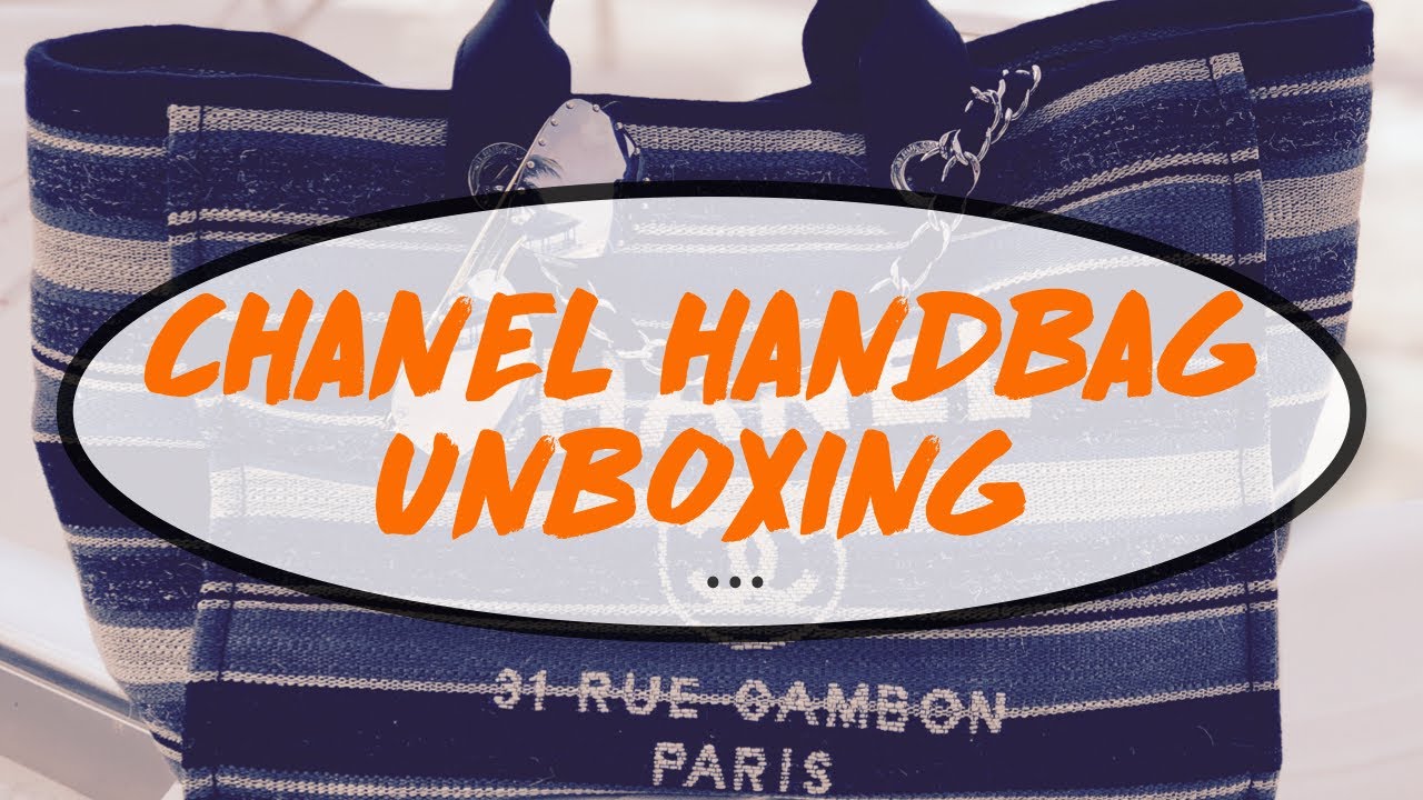 CHANEL DEAUVILLE TOTE UNBOXING | FIRST IMPRESSION.